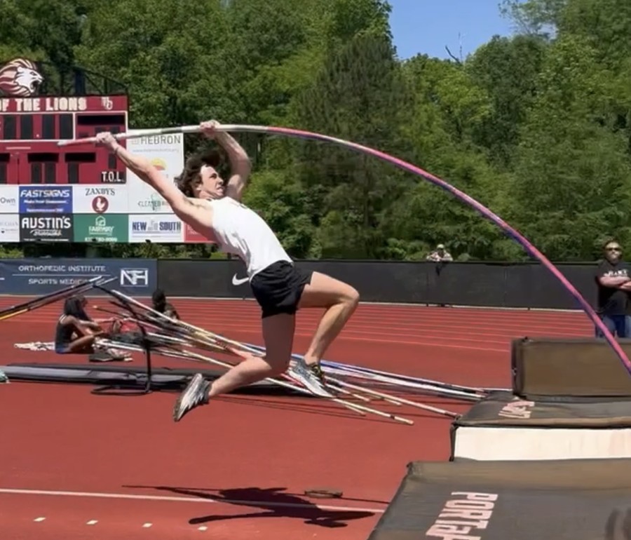 Owen Anderson’s take-off position before the feedback in the published coaching example